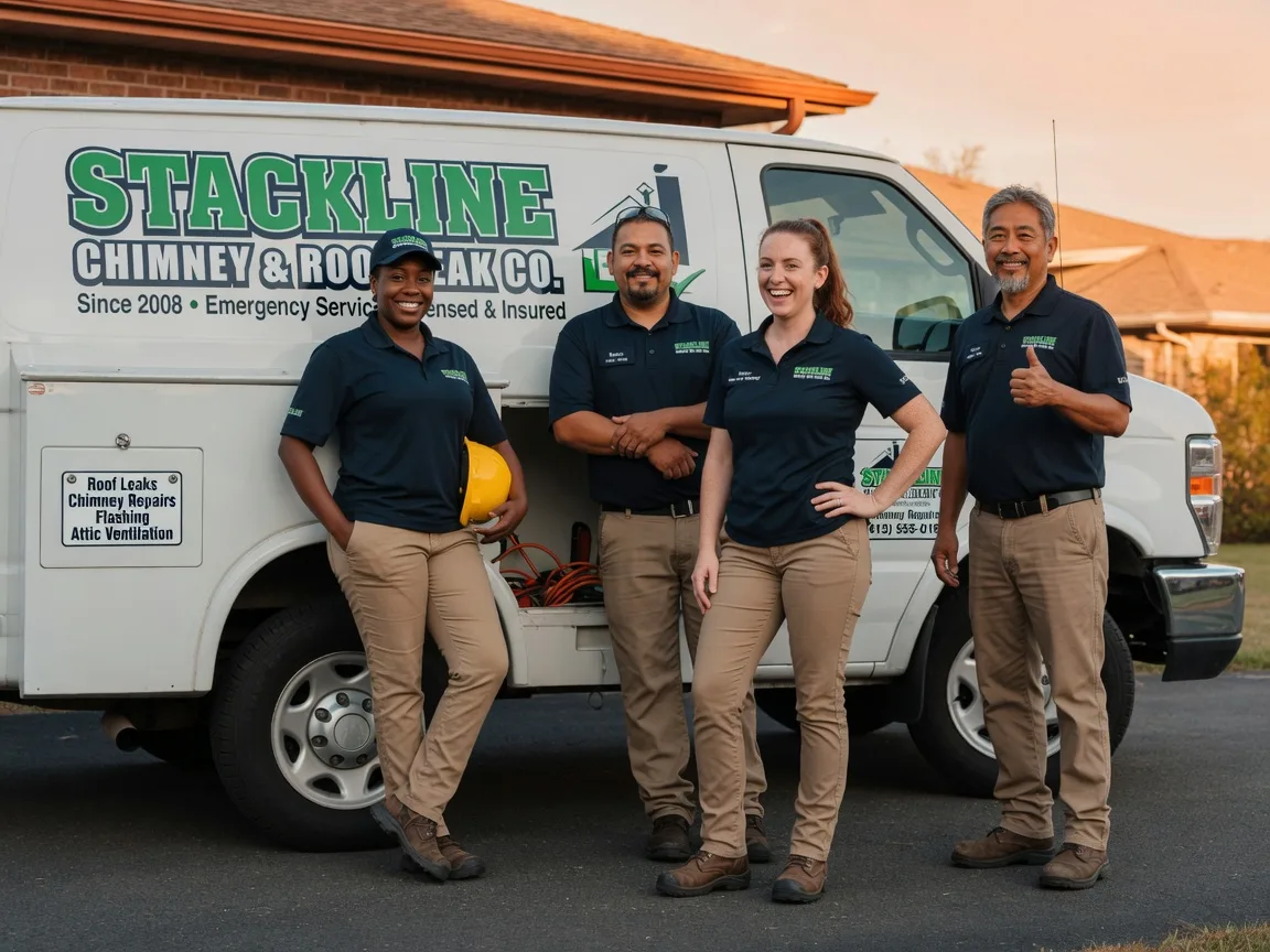 Chimney flashing repair company in Palms, MI